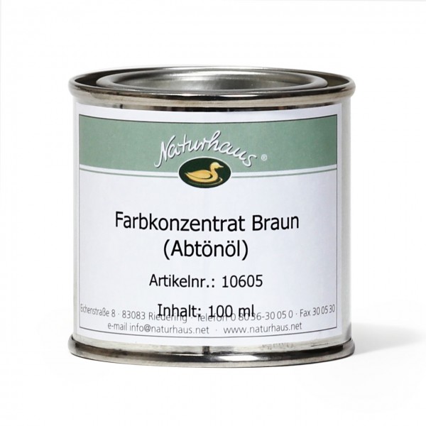 Farbkonzentrat für Öle (Abtönöl) Braun